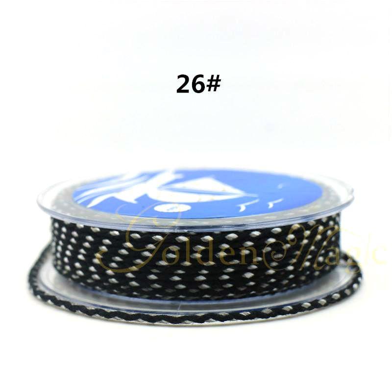 Colorful Carrying Strap Braided Rope Hand-Made Cotton Threads Handcraft Braiding Rope Braided Rope Bracelet Braiding Thread Crafts Tassel DIY Material