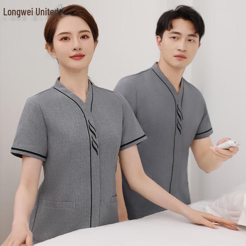 

Summer Short-Sleeve Cleaning Uniform 4XL