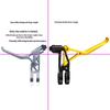 2Pcs Ergonomic Bike Handlebar Brake Lever Replacement Quick Install Hollow Cycling Brake Levers Easy To Install
