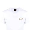 EMPORIO ARMANI EA7 T-Shirts Men's White Crew Neck Moderate 3KPT85-PJM9Z-1100