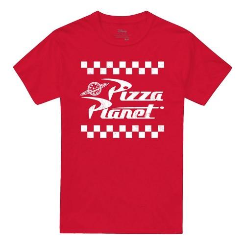 Toy Story Unisex Adult Pizza Planet Takeaway Logo T-Shirt