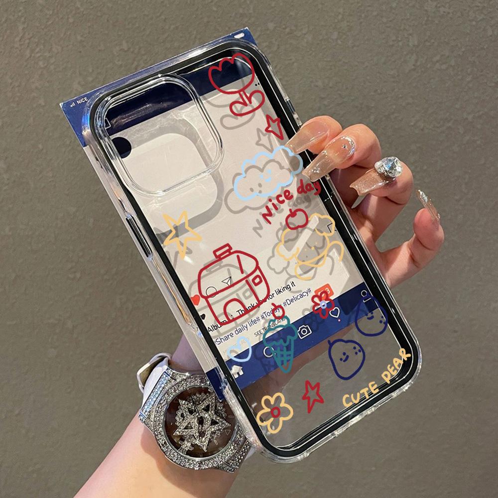 Painted Phone Case for iPhone 17 11 12 13 14 15 16 iPhone 17 12 13 14 15 16 Pro 17 12 13 14 15 16 Pro Max  High Quality Painted Animal Cute Phone Case