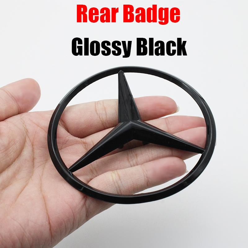 ABS Rear Star Logo Car Trunk Emblem Decorate For W204 W222 W205 X253 W212 W213 W177 W176 W203 Mercedes Benz Replace Accessories PJ2