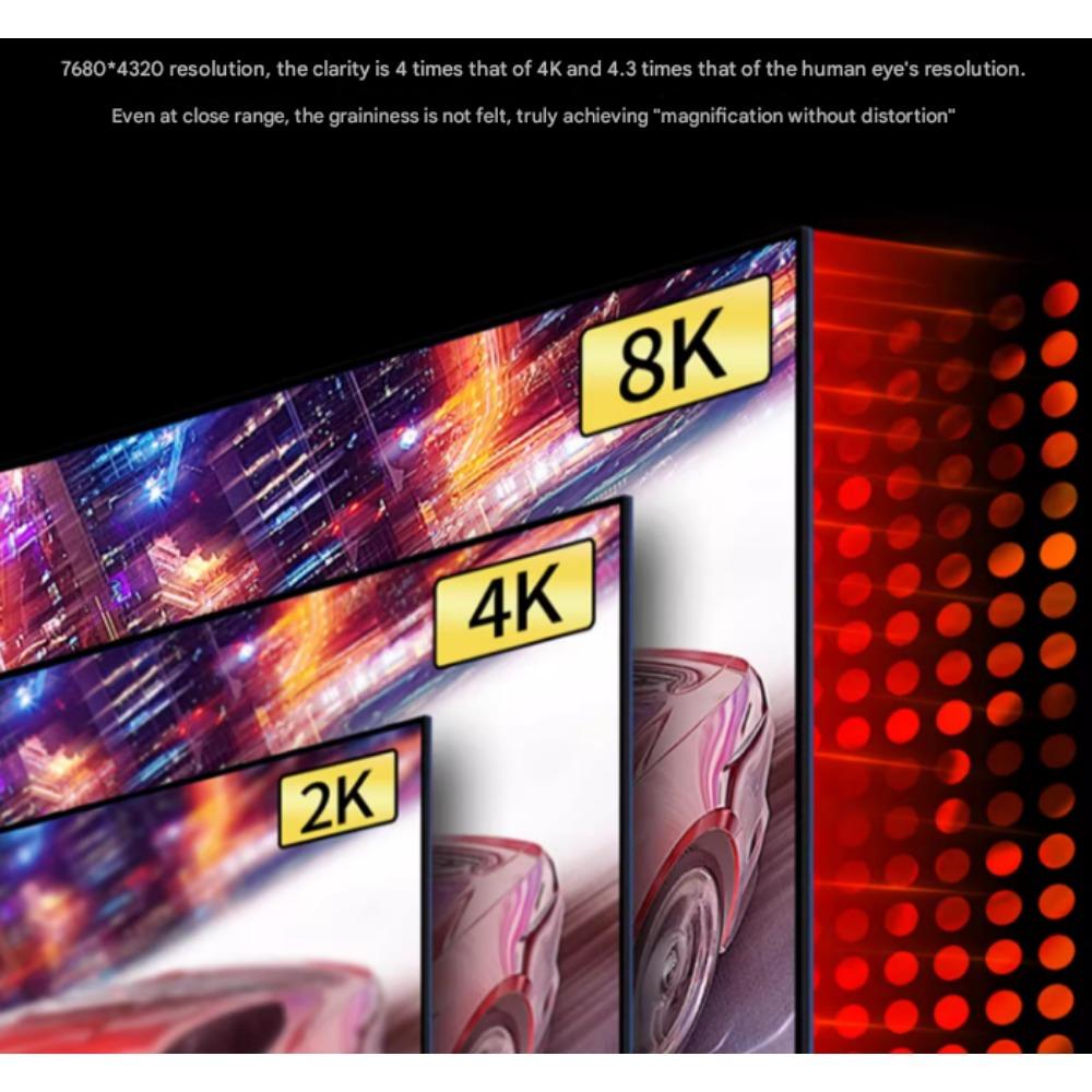 HDMI 8K 60Hz HD Cable, Monitor, TV, Laptop, Projector, Set-top Box Cable