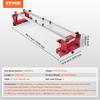 VEVOR Router Sled, 64 Inches/162.6 Cm, Portable and Easy To Adjust Slab Flattening Jig, DIY Woodworking Router Sled for Flattening Slabs