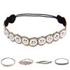 Beautiful Elastic Headband Exquisite Craftsmanship Headpiece Bohemian Rhinestone Beaded Women Headband Hair Accessories