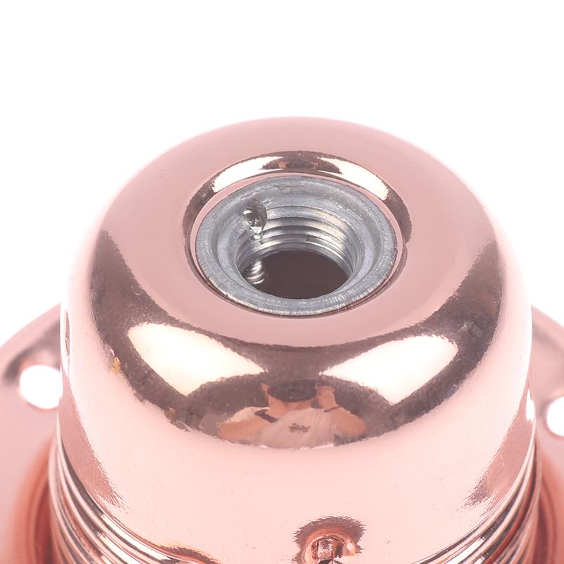 Metal Lamp Holder E27 Polished Vintage Lamp Socket DIY Light Lamp Base Retro Screw Adapter Lampholder For Lighting Fixture