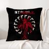 Hot Rock My Chemical Romance Band Cushion Cover Linen Fabric Double-Sided Printing Breathable Pillow Case Sofa Home Decor