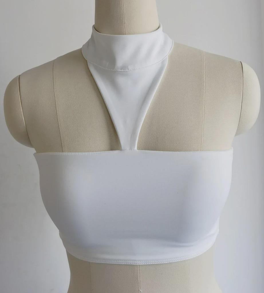 Dámská sportovní podprsenka na jógu s kulatým výstřihem a vycpávkami - Stylová, podpůrná a módní pro fitness