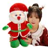 Glowing Music Santa Doll Plush Toy Doll Christmas Gift for Children