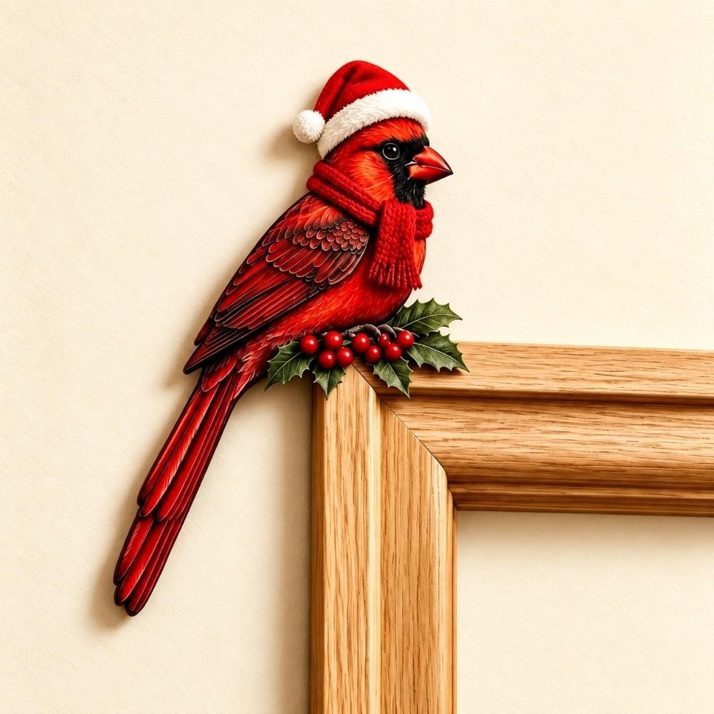 Wooden Door Topper Decor Corner Fit Animal Door Decor Rustic Door Hanging Ornaments  Bird Lovers