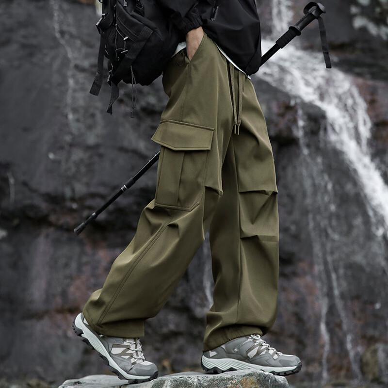 Jeanswest Men's Outdoor Waterproof Cuffed Cargo Pants