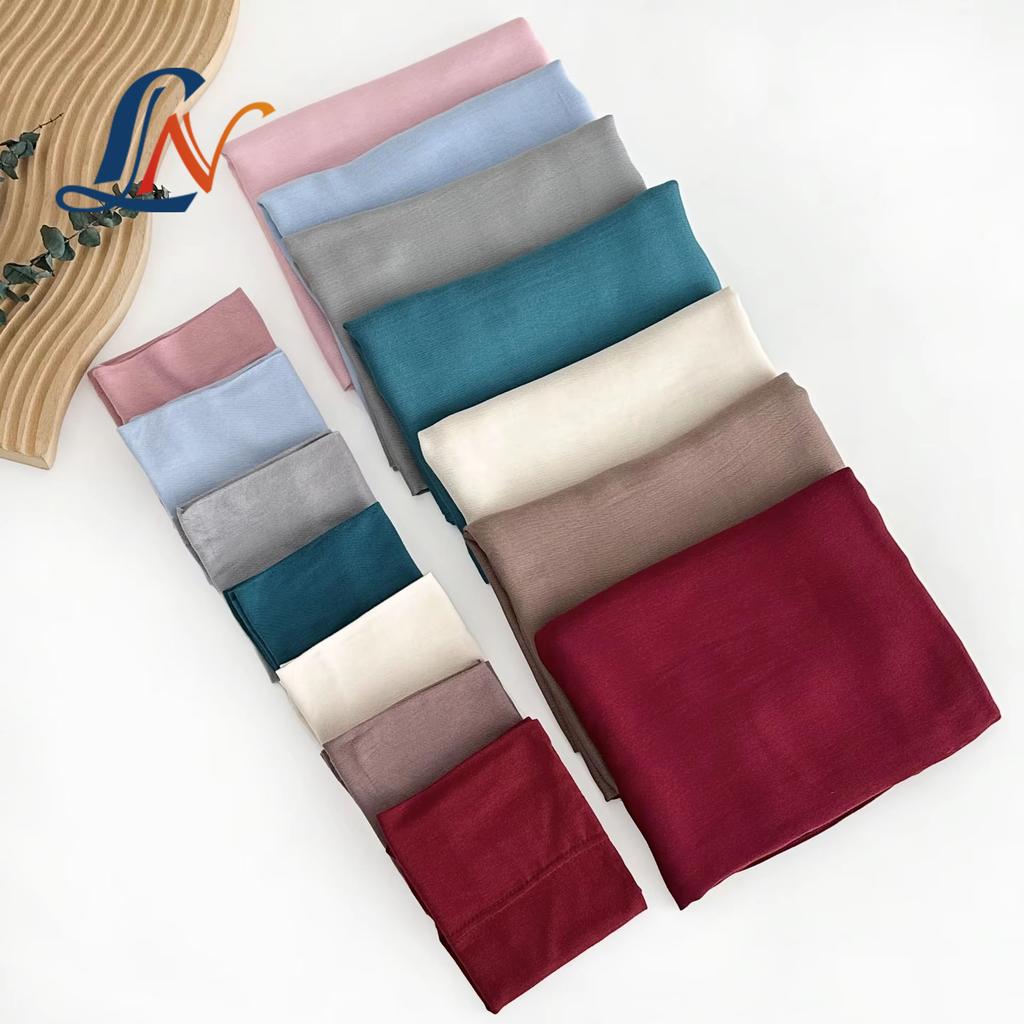 New Premium Chiffon Hijab Solid Color Muslim Women Headscarf Shawl Wrap Islamic Modest Multicolor