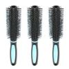 3pcs Round Hair Brush Scalp Massage Reduce Hair Pulling Curling Roll Hairbrush Roller Comb for Salon Home Use