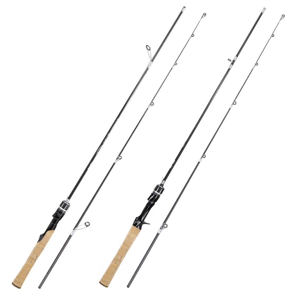 Rutenangelrute 1,68/1,8M Ultraleichte Kohlefaser Rute Stange Baitcasting Angelrute Forelle Barsch Zum Angeln Pesca Qualität