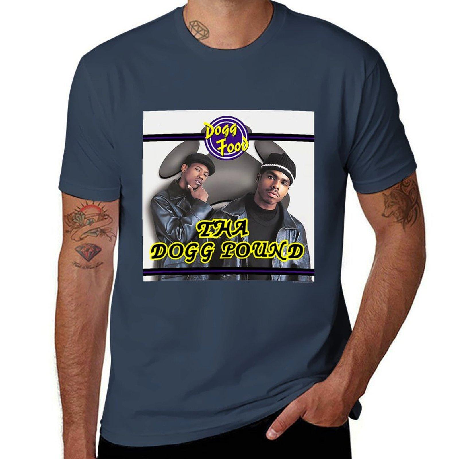 

Футболка с обложкой альбома Dogg Food от Death Row Records футболка мужская повседневная графические футболки для мужчины мужская футболка графическая Футболка S