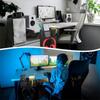 Metal Clip Under Desk Headphone Hanger Anti-Spill Earphone Storage Rack  Desktop Organizer