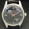 VINTAGE HMT JANATA HAND-WINDING INDIAN MENS BLACK COLOR DIAL WATCH a700319-5 R202-a700319
