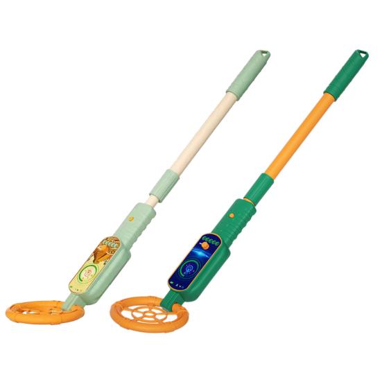 Kids Metal Detector with Light Sound Retractable Handle Handheld Metal Finder Tool Toddlers Outdoor Activity Beach STEM Toy Boys Girls Gift