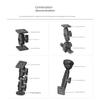 Beidou Vehicle-Mounted Bracket for Truck Cab, 1inch Ball Head, 30*37.5 Hole Position, Square Base