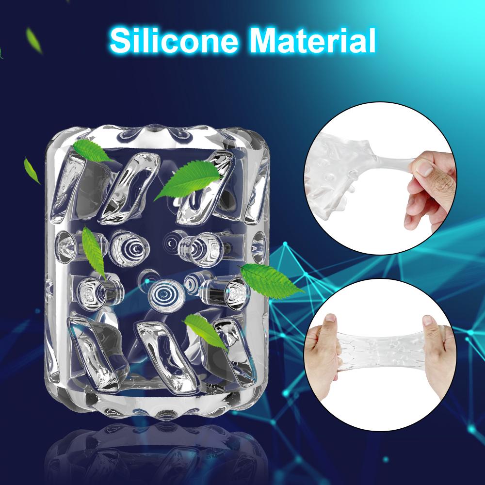 Men's Retractable Rotating Rubik's Cube Masturbation Cup Technology Sense Two-way Large Channel Simulates Vagina