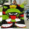 1pc Blanket Marvin the Martian1 Print Design, Lightweight Blanket for Sofa, Bed- Soft &Warm, Gift for All Seasons Like Christmas, Halloween