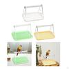 Tabletop Bird Perch Stand Desktop Claw Beak Grinding with Potty Tray for Finch Macaw Conures