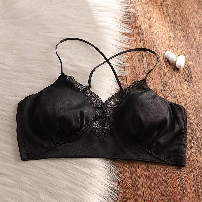 Lace Back Minimizing Camisole Bra - Wireless, Supportive Lingerie for Women