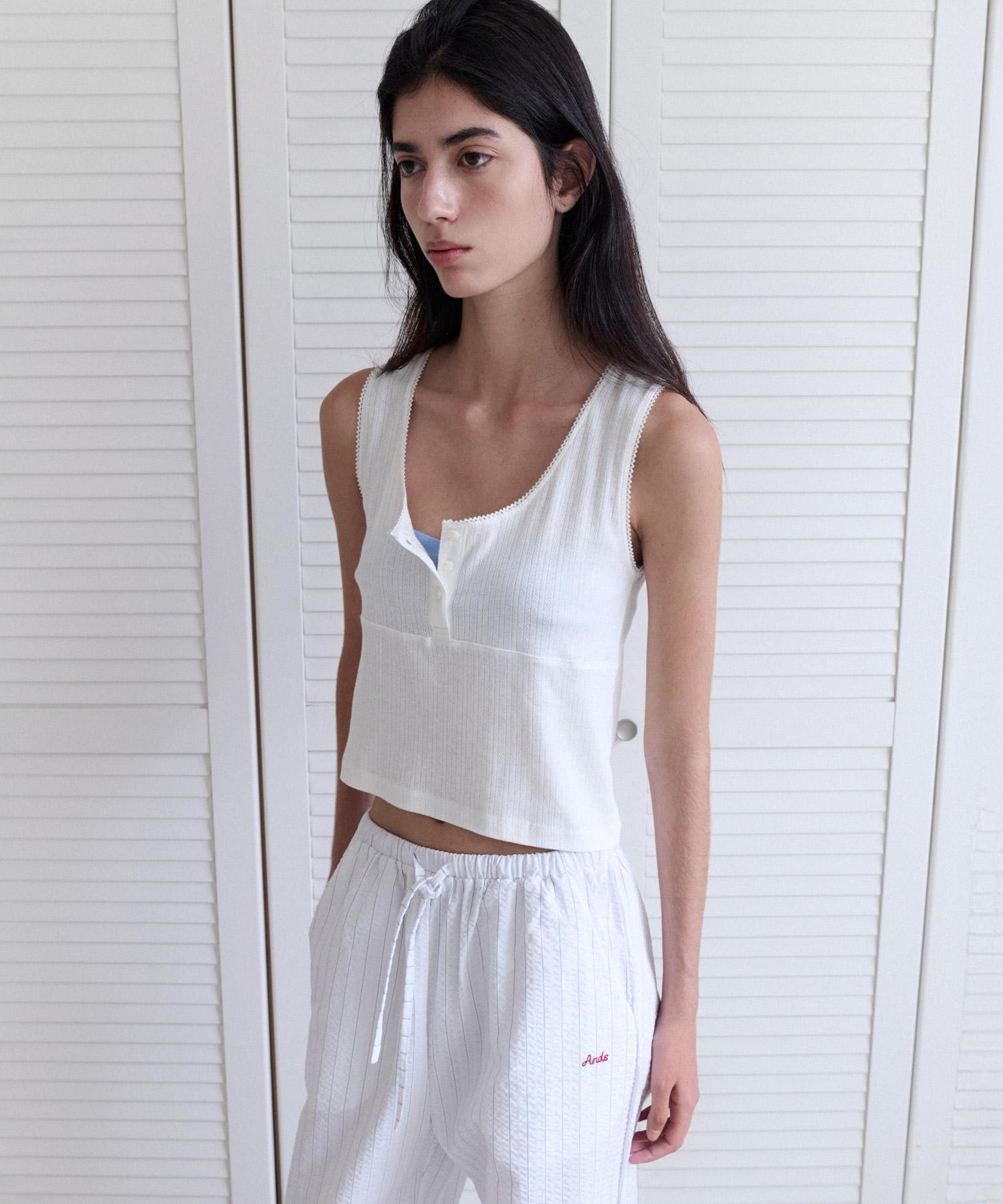 Annies Lazy Punching Sleeveless (White) White