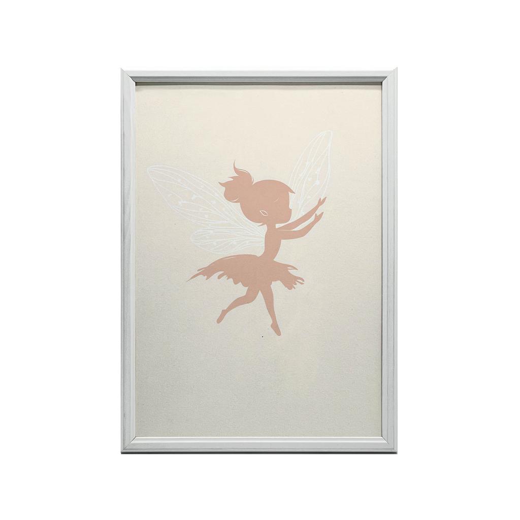 Plakat Magia Wróżki W Różu Plakat Magia Wróżki W Różu, 50X70 Cm, Rama Aluminiowa Czarna, Papier Matowy 230 Gsm