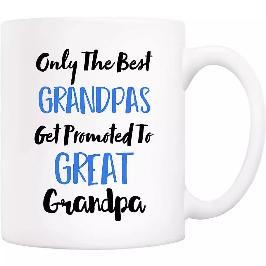 Only The Best Grandpa Ceramic Coffee Mark Cup Tea Cup Parents Holiday Grandma