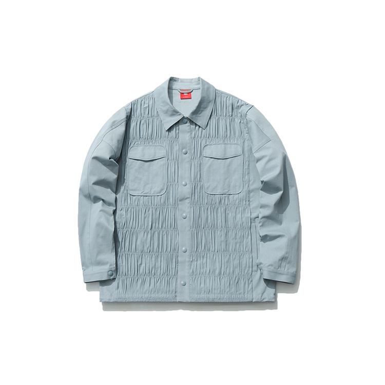 Li Ning Jackets Men s Mist Blue Lapel Moderate Other ASHR053-2 M