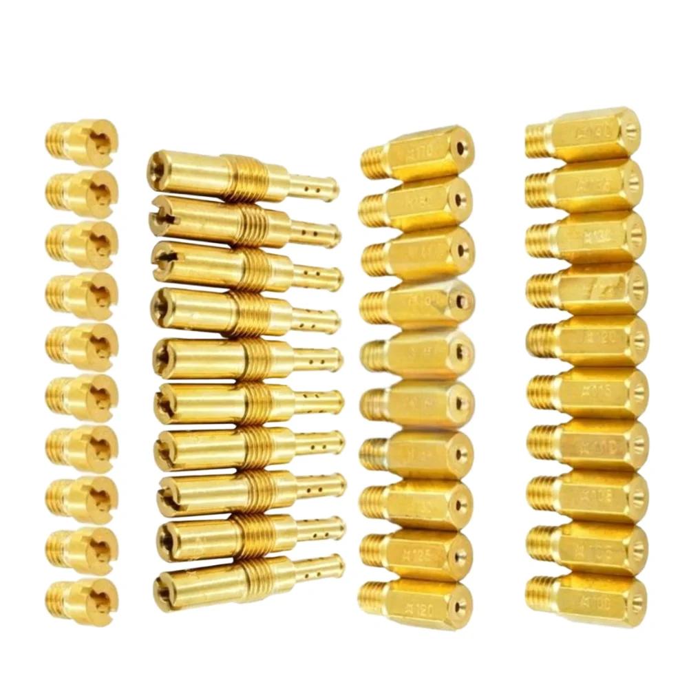 40PCS Carburetor Main Jets Slow Pilot Jet Set For FOR KEIHIN FOR CV CVK Carburetor Main Jet Slow Pilot Jet Kit Include