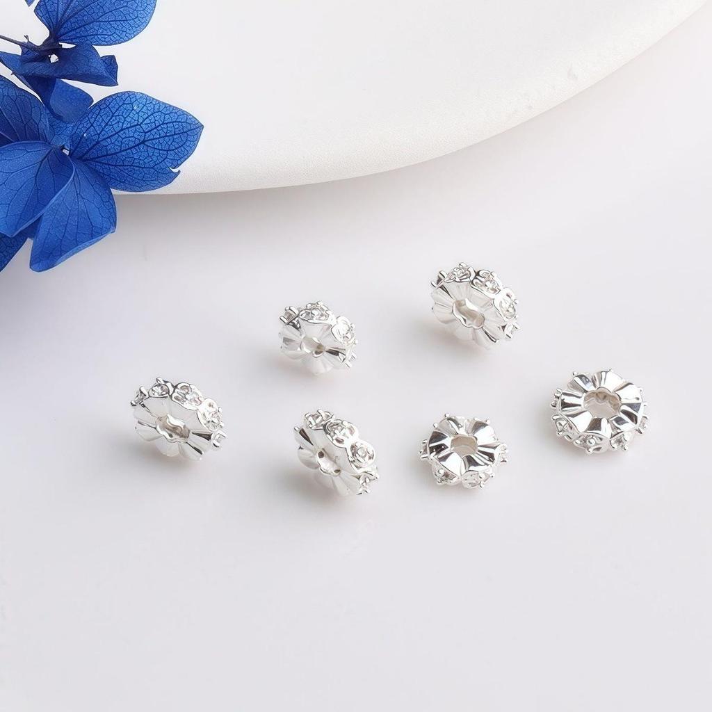 14K Gold-Filled Zircon Heart Beads: Color-Preserving Spacer for DIY Bracelets & Necklaces