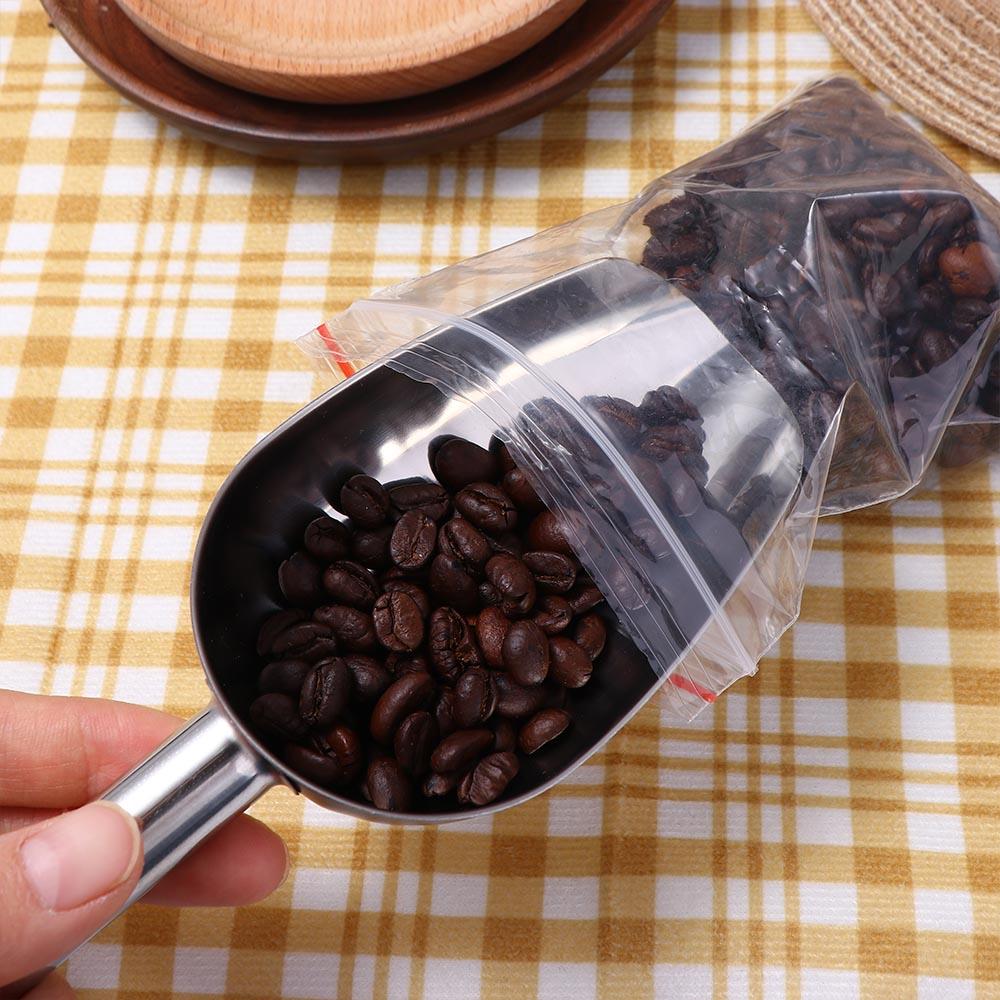 Household Stainless Steel Candy Ice Cube Flour Scoop Buffet Nut Grain Shovel Kitchen Bar Tool