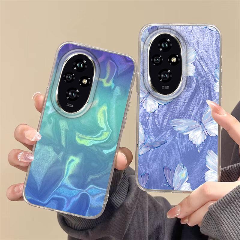 For Honor 400 Lite 200 Pro 200 Lite 5G Phone Cover Cartoon Cat Leopard Print Patterns Fashion Soft TPU Bumper For Honor 400 Lite
