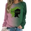Women's Fashion Casual Long Sleeve Loose Printed Sweatshirt Top
