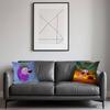 Cute Courage The C-Cowardly Dog Cushion Cover Car Throw Pillow Case For Sofa Car Christmas Gift 40x40cm 45x45cm