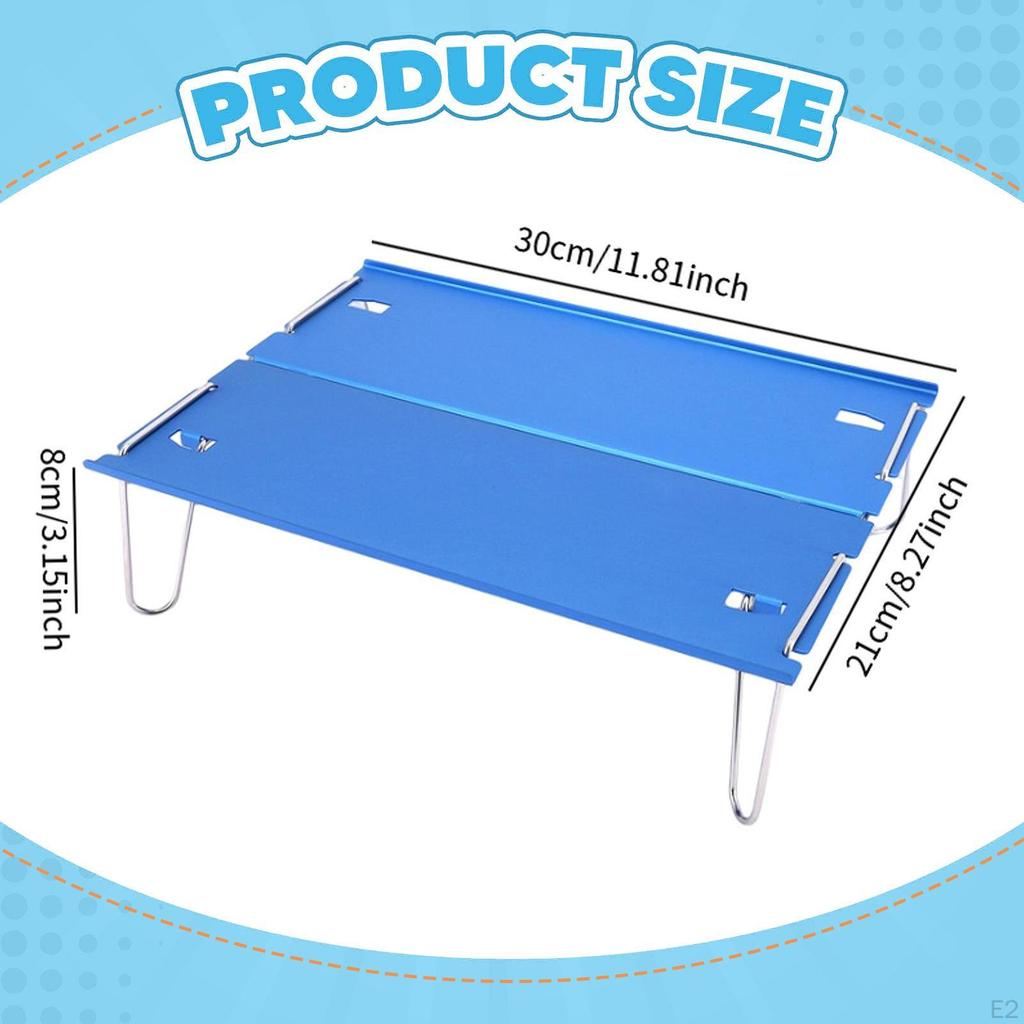 Camping Table Lightweight Portable Small Furniture Camp Desk for Travel Patio Backpacking