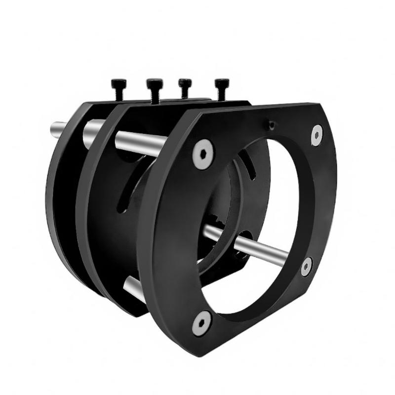 Precise Machined Woodworking Routers Lift Base 64-65mm Clamping Diameter AntiRust Lifting Platform For Trim Routers