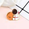 Creative Cartoon Astronaut Enamel Brooches Fashion Cute Space Moon Star Galaxy Bag Badge Lapel Pins Design Jewelry Gift for Kids