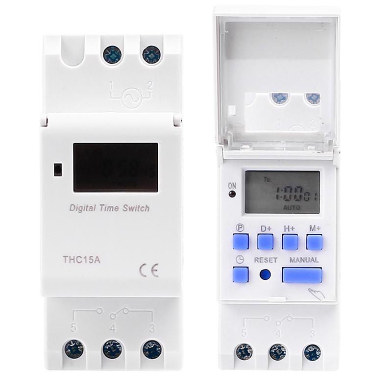 Thc15A Electronic Digital Timer Switch Relay Control 220V 12V 24V 110V