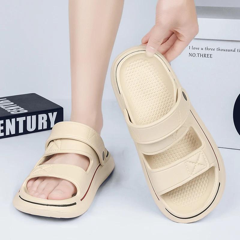 Fashion New Fashion Sandals For Home Man Summer Men's Slipper EVA Mans Sandal Thick Bottom Man Slippers Lightweight Male Slide Hot Style