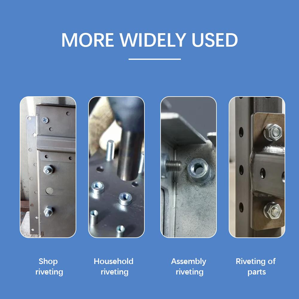 Manual Nut Pulling Gun Set Bolt Nut Removal Socket Tool Car Tool Repair Kit M3/M4/M5/M6/M8 Portable 160Pcs/Set Bolt Nut Remover