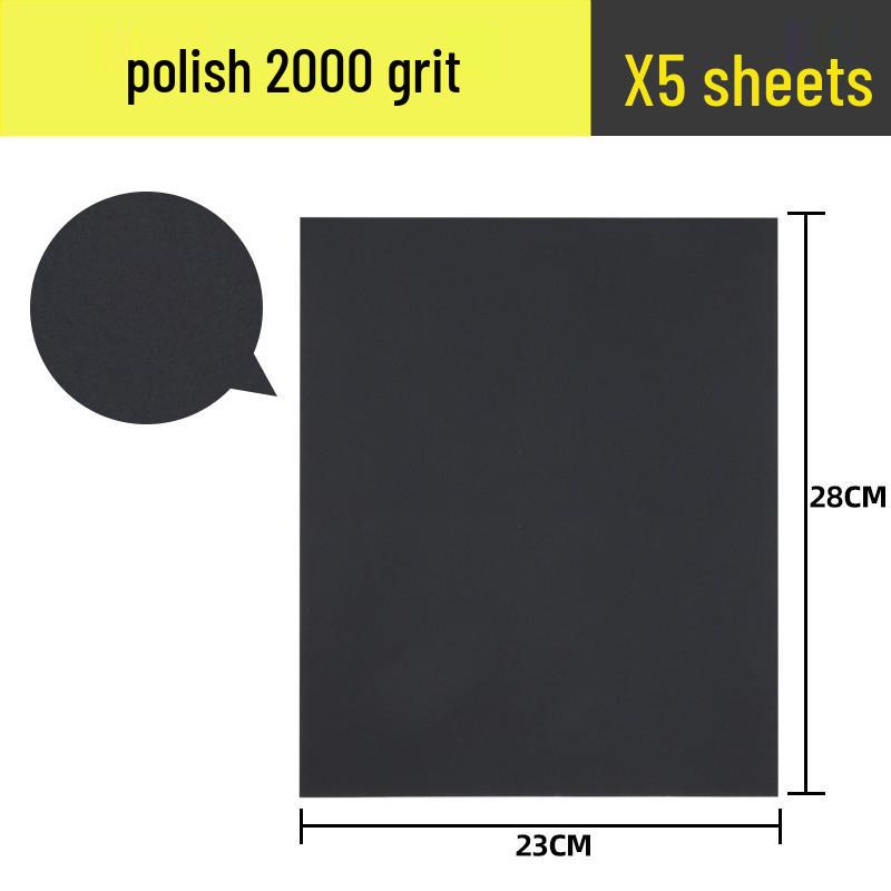 Ultra-fine 2000 Grit Wear-Resistant Sandpaper for Wet and Wood Sanding