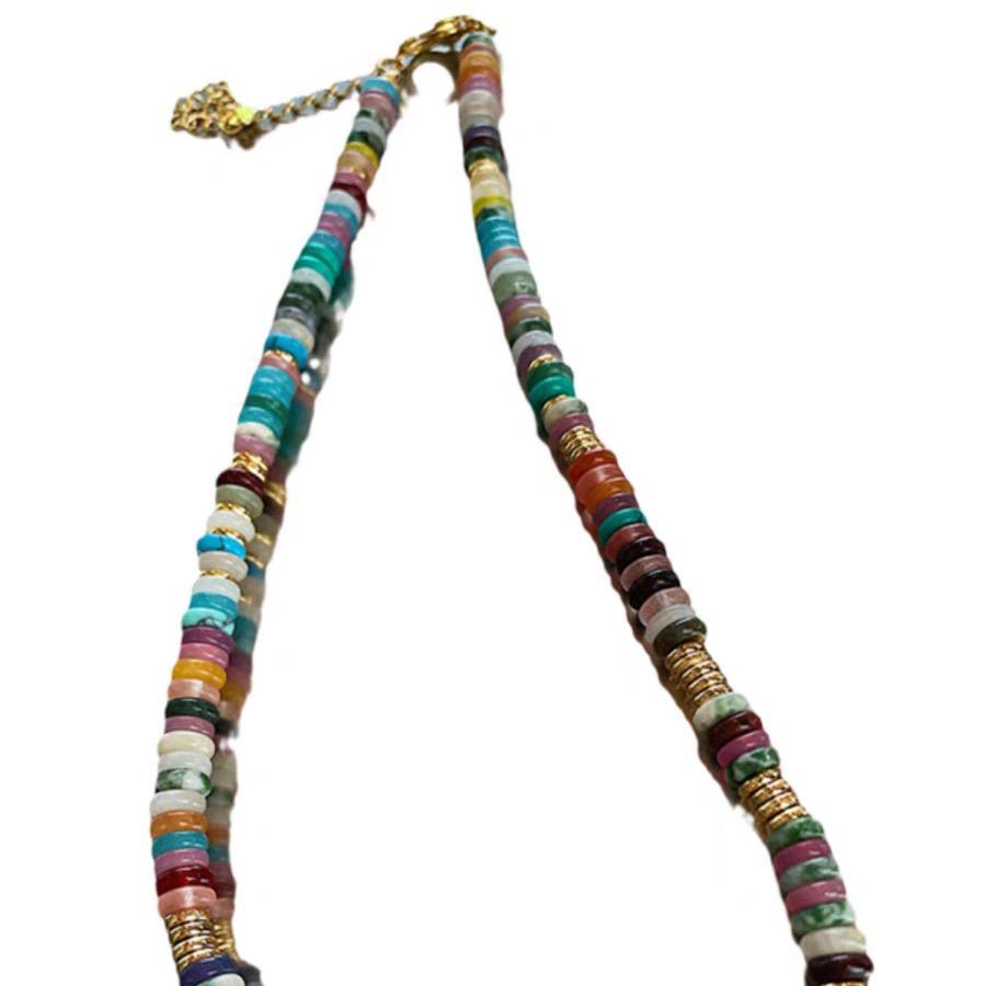 Summer Secret Garden Rainbow Guardian Necklace: Vibrant, Non-fading, Light Luxury European Style for Women