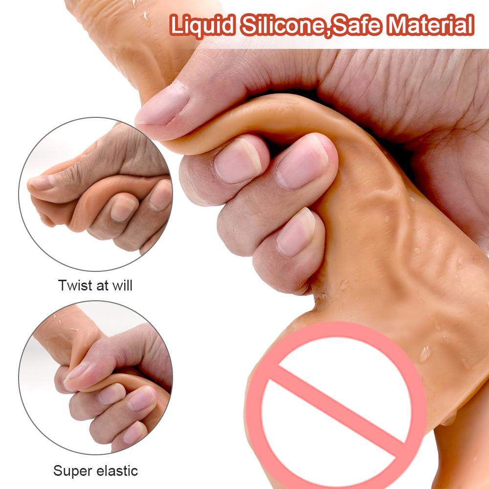 10 Modes Heating G Spot Realistic Dildo Vibrator for Women Masturbator Stimulate Vagina Massager Silicone Artificial Sex Toys