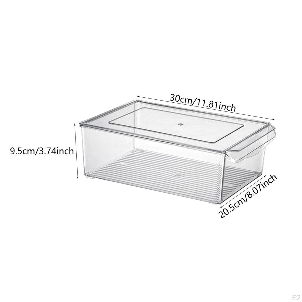 Dough Tray Ball Proofing Containers Clear Bin Stackable Large Capacity Fruit Bread