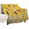 Gustav Klimt Der Kuss Blumen Decke Gemütliche Mikrofaser Decke für Zuhause Schlafzimmer