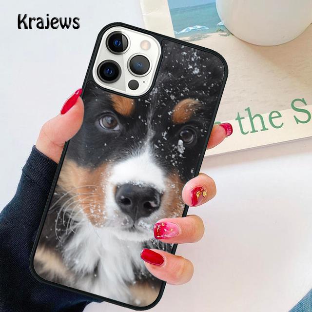 Berner Sennenhund weiche Handyhülle Abdeckung Für iPhone 17 Air 16 15 14 plus 12 13 pro max Hülle Shell Fundas